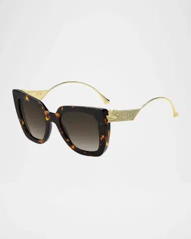 Etro Bold Pegaso Curved Acetate Sunglasses | Thumbnail 2 Etro Bold Pegaso Curved Acetate Sunglasses | Thumbnail 2