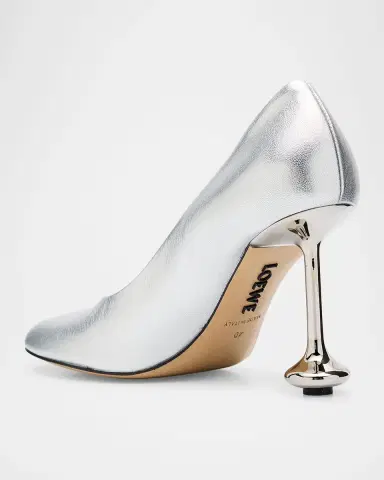 Loewe Toy Metallic Leather Stiletto Pumps | Thumbnail 4 Loewe Toy Metallic Leather Stiletto Pumps | Thumbnail 4