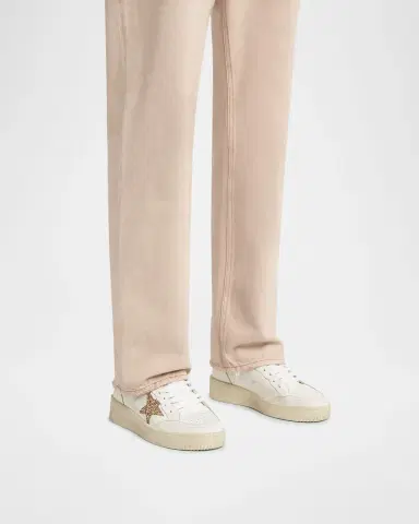 Golden Goose Ball Star Leather Glitter Low-Top Sneakers | Thumbnail 2 Golden Goose Ball Star Leather Glitter Low-Top Sneakers | Thumbnail 2