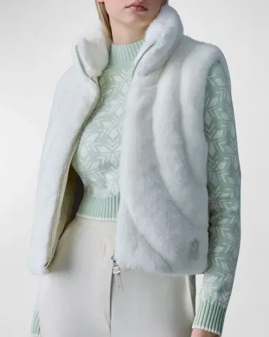 Mackage Ginny Brushed Faux Fur Quilted Vest | Thumbnail 7 Mackage Ginny Brushed Faux Fur Quilted Vest | Thumbnail 7