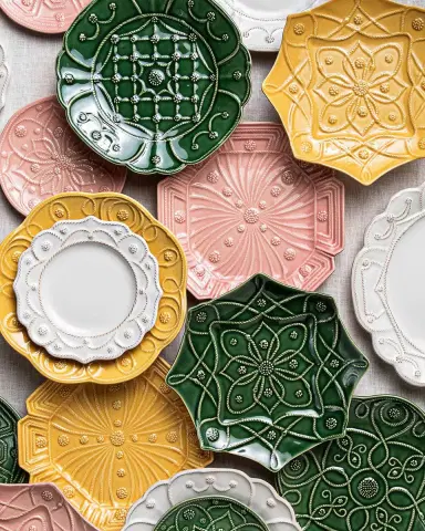 Juliska Jardins Du Monde Assorted Dessert/Salad Plates, Set of 4 | Thumbnail 5 Juliska Jardins Du Monde Assorted Dessert/Salad Plates, Set of 4 | Thumbnail 5