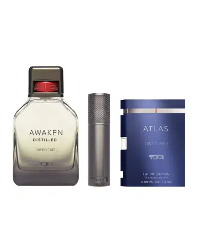 TUMI Awaken Distilled Extrait De Parfum Bundle Collection | Thumbnail 1 TUMI Awaken Distilled Extrait De Parfum Bundle Collection | Thumbnail 1