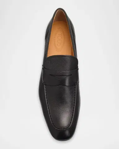 Tod's Men's Mocassino Gomma Leather Penny Loafers | Thumbnail 7 Tod's Men's Mocassino Gomma Leather Penny Loafers | Thumbnail 7