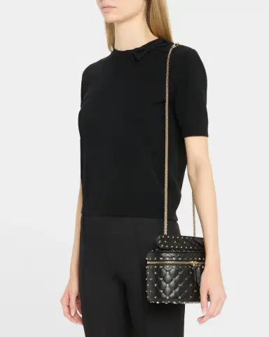 Valentino Garavani Rockstud Spike Top-Handle Vanity Bag | Thumbnail 2 Valentino Garavani Rockstud Spike Top-Handle Vanity Bag | Thumbnail 2