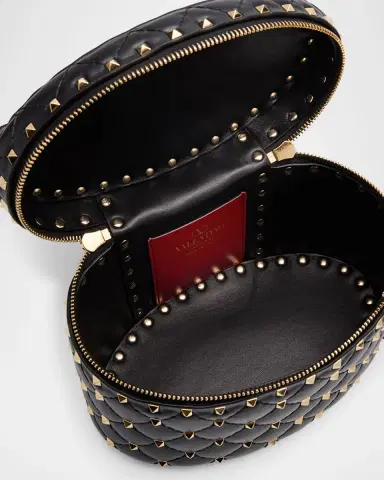 Valentino Garavani Rockstud Spike Top-Handle Vanity Bag | Thumbnail 4 Valentino Garavani Rockstud Spike Top-Handle Vanity Bag | Thumbnail 4