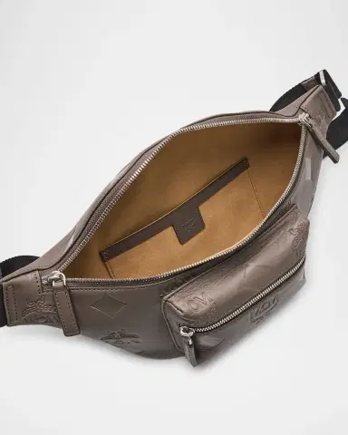 MCM Men's Fursten Visetos Monogram Leather Belt Bag | Thumbnail 4 MCM Men's Fursten Visetos Monogram Leather Belt Bag | Thumbnail 4