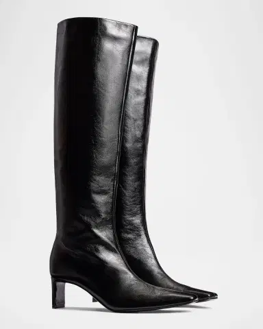 Khaite Ona Knee-High Leather boots | Thumbnail 3 Khaite Ona Knee-High Leather boots | Thumbnail 3
