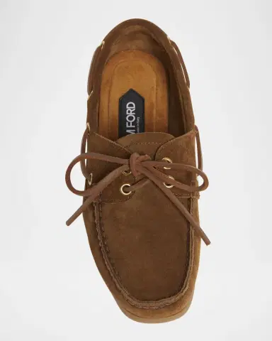 TOM FORD Robin Suede Loafers | Thumbnail 4 TOM FORD Robin Suede Loafers | Thumbnail 4