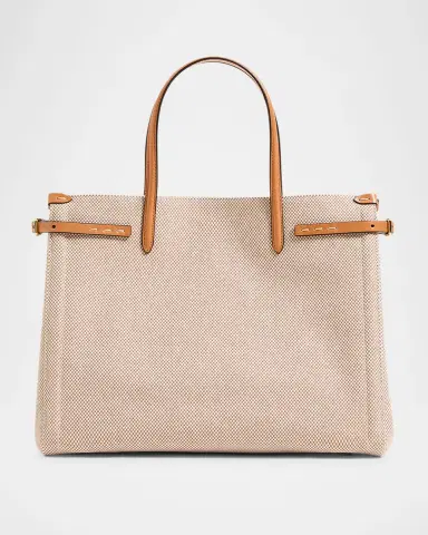 Valentino Garavani Antibes Medium Canvas Shopping Tote Bag | Thumbnail 2 Valentino Garavani Antibes Medium Canvas Shopping Tote Bag | Thumbnail 2