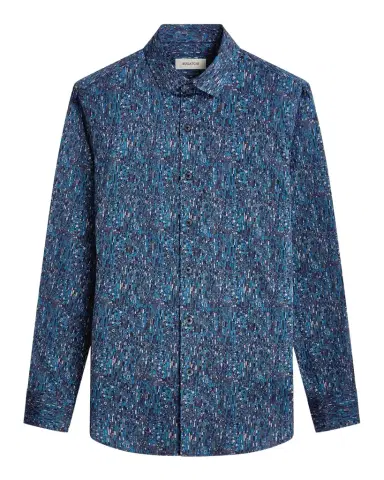 Bugatchi Men's Julian Cotton-Stretch Sport Shirt | Thumbnail 1 Bugatchi Men's Julian Cotton-Stretch Sport Shirt | Thumbnail 1