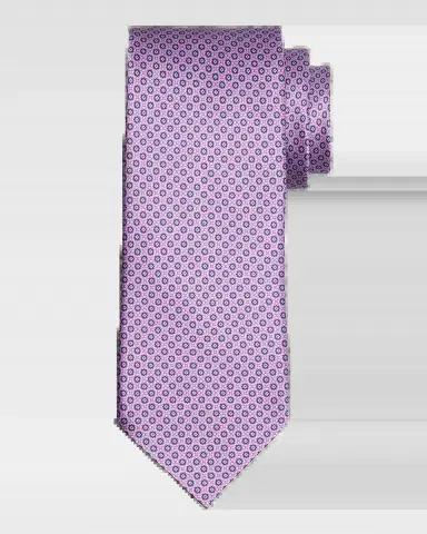 Stefano Ricci Men's Micro-Geometric Jacquard Silk Tie | Thumbnail 2 Stefano Ricci Men's Micro-Geometric Jacquard Silk Tie | Thumbnail 2