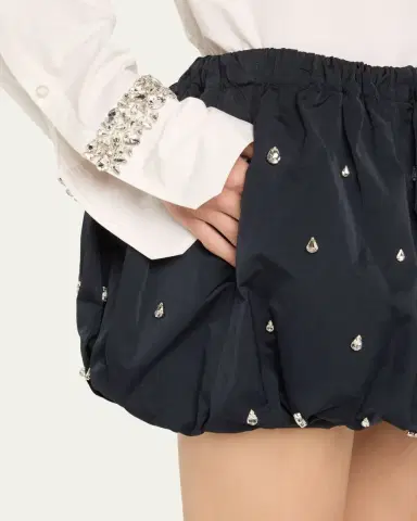 A.L.C. Holly Embellished Bubble Mini Skirt | Thumbnail 5 A.L.C. Holly Embellished Bubble Mini Skirt | Thumbnail 5