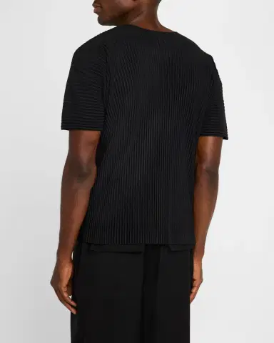 Homme Plissé Issey Miyake Men 's Pleated T-Shirt | Thumbnail 2 Homme Plissé Issey Miyake Men 's Pleated T-Shirt | Thumbnail 2
