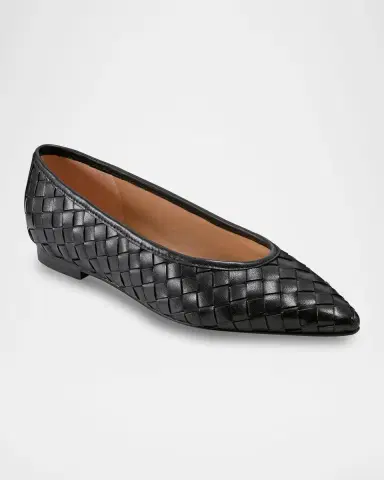 Marc Fisher LTD Damaria Woven Leather Ballerina Flats | Thumbnail 2 Marc Fisher LTD Damaria Woven Leather Ballerina Flats | Thumbnail 2