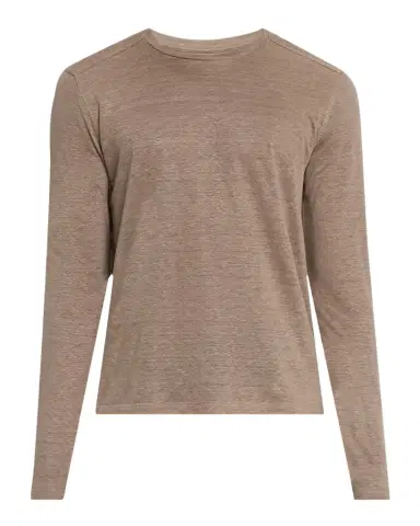 Stefano Ricci Men's Linen Long-Sleeve T-Shirt | Thumbnail 1 Stefano Ricci Men's Linen Long-Sleeve T-Shirt | Thumbnail 1
