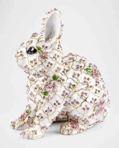 Jay Strongwater Jing Floral Rabbit Figurine | Thumbnail 2 Jay Strongwater Jing Floral Rabbit Figurine | Thumbnail 2