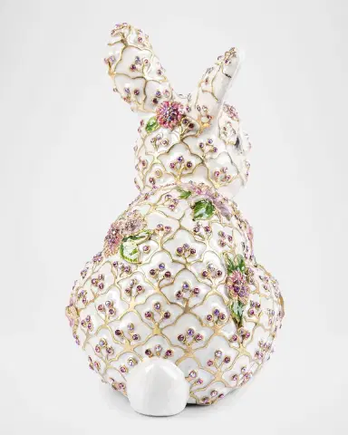 Jay Strongwater Jing Floral Rabbit Figurine | Thumbnail 5 Jay Strongwater Jing Floral Rabbit Figurine | Thumbnail 5