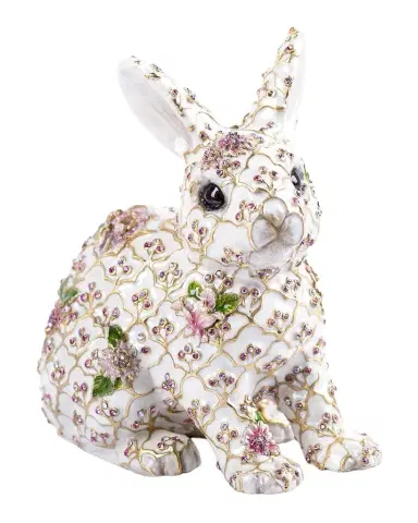 Jay Strongwater Jing Floral Rabbit Figurine | Thumbnail 1 Jay Strongwater Jing Floral Rabbit Figurine | Thumbnail 1