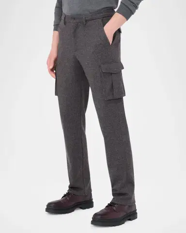 Bugatchi Men's Slim Cargo Pants | Thumbnail 2 Bugatchi Men's Slim Cargo Pants | Thumbnail 2