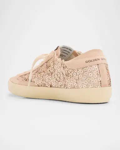 Golden Goose Super-Star Sequin Suede Low-Top Sneakers | Thumbnail 3 Golden Goose Super-Star Sequin Suede Low-Top Sneakers | Thumbnail 3