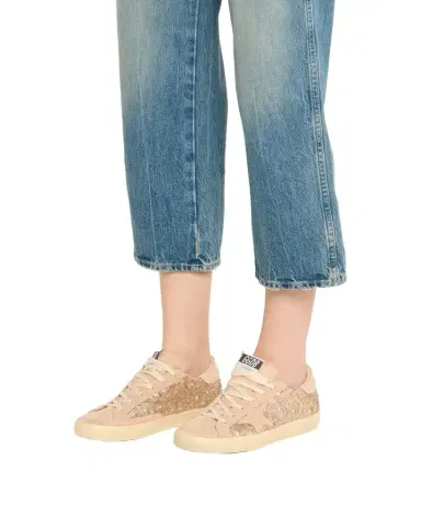 Golden Goose Super-Star Sequin Suede Low-Top Sneakers | Thumbnail 1 Golden Goose Super-Star Sequin Suede Low-Top Sneakers | Thumbnail 1