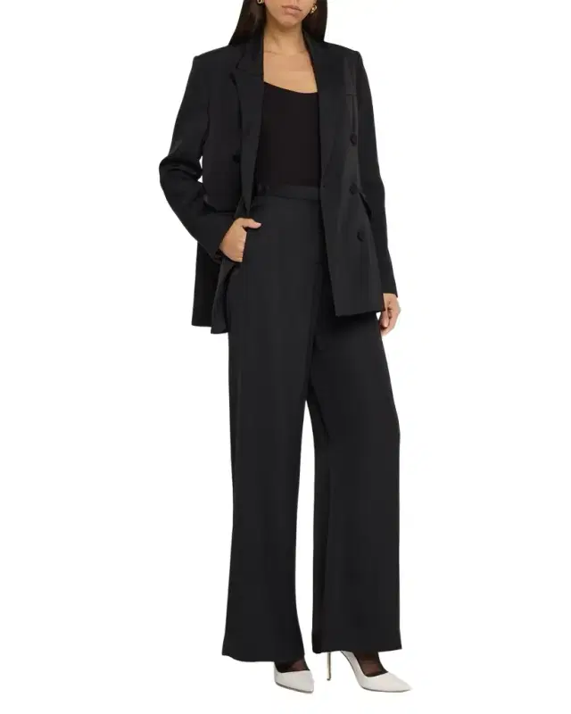 Jones Wide-Leg Viscose Twill Trousers Jones Wide-Leg Viscose Twill Trousers