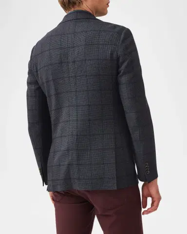 Rodd & Gunn Men's Campbell Point Check Hopsack Wool Jacket | Thumbnail 3 Rodd & Gunn Men's Campbell Point Check Hopsack Wool Jacket | Thumbnail 3