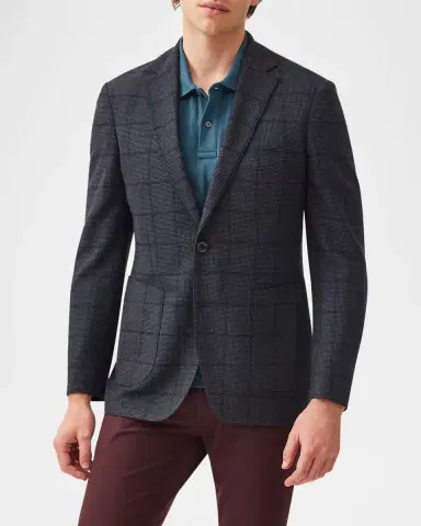 Rodd & Gunn Men's Campbell Point Check Hopsack Wool Jacket | Thumbnail 4 Rodd & Gunn Men's Campbell Point Check Hopsack Wool Jacket | Thumbnail 4