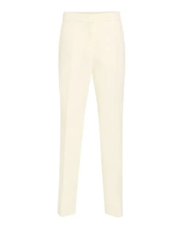 Slits-Hem Straight-Leg Wool Trousers Slits-Hem Straight-Leg Wool Trousers