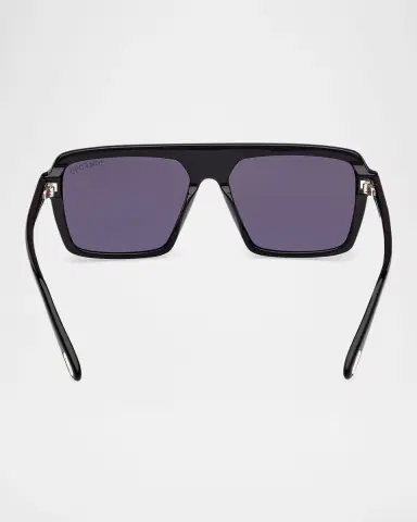 Tom Ford Men's Vincent Acetate Rectangle Sunglasses | Thumbnail 5 Tom Ford Men's Vincent Acetate Rectangle Sunglasses | Thumbnail 5