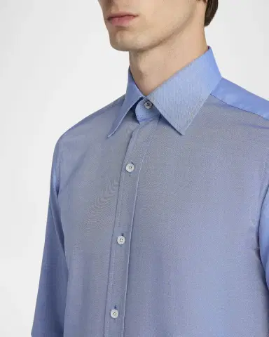 Tom Ford Men's Cotton Oxford Slim Fit Dress Shirt | Thumbnail 2 Tom Ford Men's Cotton Oxford Slim Fit Dress Shirt | Thumbnail 2