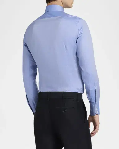 Tom Ford Men's Cotton Oxford Slim Fit Dress Shirt | Thumbnail 3 Tom Ford Men's Cotton Oxford Slim Fit Dress Shirt | Thumbnail 3