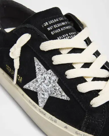 Golden Goose Hi Star Suede Glitter Low-Top Sneakers | Thumbnail 5 Golden Goose Hi Star Suede Glitter Low-Top Sneakers | Thumbnail 5