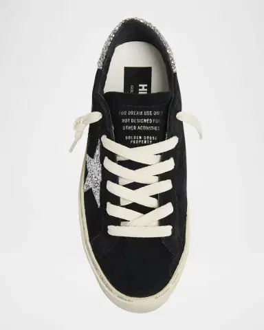 Golden Goose Hi Star Suede Glitter Low-Top Sneakers | Thumbnail 6 Golden Goose Hi Star Suede Glitter Low-Top Sneakers | Thumbnail 6
