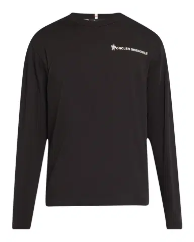 Moncler Grenoble Men's Cotton Logo Long-Sleeve T-Shirt | Thumbnail 1 Moncler Grenoble Men's Cotton Logo Long-Sleeve T-Shirt | Thumbnail 1