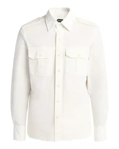 TOM FORD Men 's Cotton-Silk Poplin Western Shirt | Thumbnail 1 TOM FORD Men 's Cotton-Silk Poplin Western Shirt | Thumbnail 1