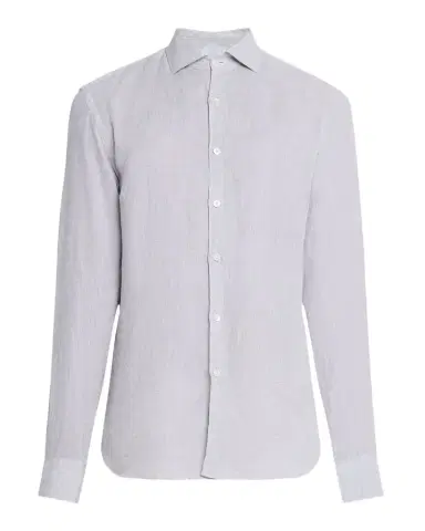 Canali Men's Linen Sport Shirt | Thumbnail 1 Canali Men's Linen Sport Shirt | Thumbnail 1