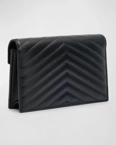 Saint Laurent Cassandre Small YSL Wallet on Chain in Quilted Leather | Thumbnail 7 Saint Laurent Cassandre Small YSL Wallet on Chain in Quilted Leather | Thumbnail 7