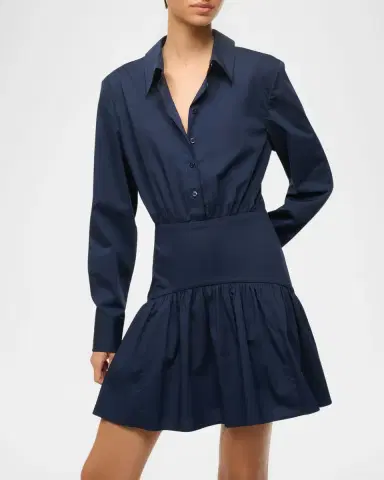 Staud Rocco Mini Shirtdress | Thumbnail 3 Staud Rocco Mini Shirtdress | Thumbnail 3
