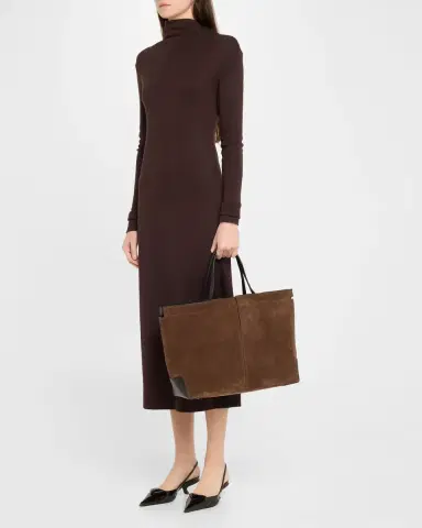Tod's Shopping Suede Tote Bag | Thumbnail 5 Tod's Shopping Suede Tote Bag | Thumbnail 5