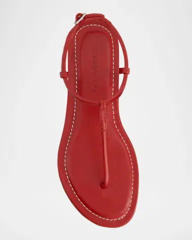 Bernardo Hercu Leather Ankle-Strap Flat Sandals | Thumbnail 2 Bernardo Hercu Leather Ankle-Strap Flat Sandals | Thumbnail 2