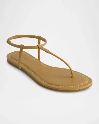Bernardo Hercu Leather Ankle-Strap Flat Sandals | Thumbnail 3 Bernardo Hercu Leather Ankle-Strap Flat Sandals | Thumbnail 3