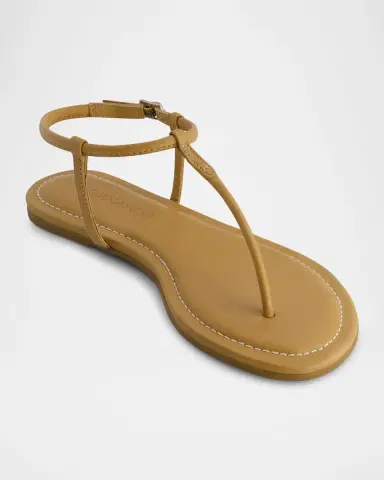 Bernardo Hercu Leather Ankle-Strap Flat Sandals | Thumbnail 4 Bernardo Hercu Leather Ankle-Strap Flat Sandals | Thumbnail 4
