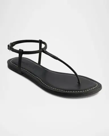 Bernardo Hercu Leather Ankle-Strap Flat Sandals | Thumbnail 7 Bernardo Hercu Leather Ankle-Strap Flat Sandals | Thumbnail 7