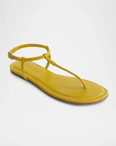Bernardo Hercu Leather Ankle-Strap Flat Sandals | Thumbnail 9 Bernardo Hercu Leather Ankle-Strap Flat Sandals | Thumbnail 9