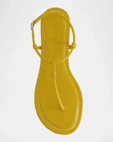 Bernardo Hercu Leather Ankle-Strap Flat Sandals | Thumbnail 10 Bernardo Hercu Leather Ankle-Strap Flat Sandals | Thumbnail 10