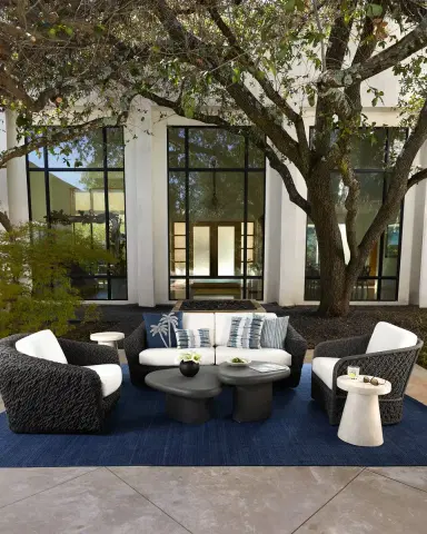 Exclusive Layered Outdoor Coffee Tables, Set of 2 | Thumbnail 1 Exclusive Layered Outdoor Coffee Tables, Set of 2 | Thumbnail 1