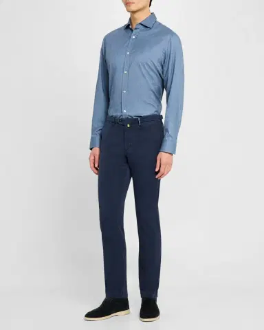 Sartorio Men 's Straight-Fit Four-Pocket Pants | Thumbnail 2 Sartorio Men 's Straight-Fit Four-Pocket Pants | Thumbnail 2