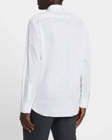 Brioni Men 's Cotton and Linen Plaid Sport Shirt | Thumbnail 3 Brioni Men 's Cotton and Linen Plaid Sport Shirt | Thumbnail 3