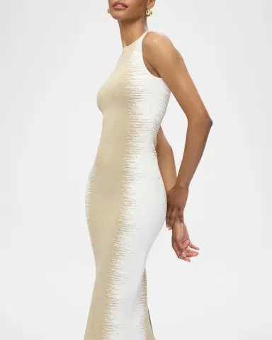 Hervé Léger Ruby Sleeveless Short-Cut Gown | Thumbnail 5 Hervé Léger Ruby Sleeveless Short-Cut Gown | Thumbnail 5